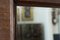 Antique Carved Oak Framed Mirror with Painting, 1920s 11