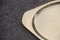 Ovales handgeprägtes italienisches Tablett aus Messing, 1970er 2