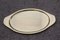 Italian Oval Gold Brass Hand-Embossed Brass Tray, 1970s 1