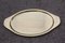 Italian Oval Gold Brass Hand-Embossed Brass Tray, 1970s, Image 1