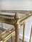 Neoclassical French Brass Nesting Tables from Maison Baguès, 1940s, Set of 3 9