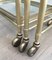Neoclassical French Brass Nesting Tables from Maison Baguès, 1940s, Set of 3, Image 11