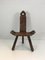 French Carved Wood Mountain Chair, 1950s, Image 17