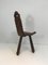 French Carved Wood Mountain Chair, 1950s, Image 6
