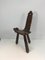 French Carved Wood Mountain Chair, 1950s, Image 2