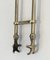 French Brass Fire Place Tools with Stand, 1970s, Image 15