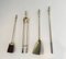 French Brass Fire Place Tools with Stand, 1970s, Image 6