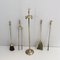 French Brass Fire Place Tools with Stand, 1970s 4