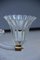 Lámpara de araña redonda de cristal de Murano y latón, años 40, Imagen 6