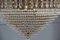 Crystal and Gold Metal-Plated Chandelier, 1970s, Set of 2 9