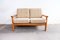 Mid-Century Teak & Wool Two-Seater Sofa from Juul Kristensen, 1970s 1