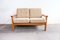 Mid-Century Teak & Wool Two-Seater Sofa from Juul Kristensen, 1970s, Image 1