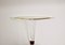 Italian Demi Lune Acrylic Glass Wall Mounted Console, 1970s, Image 3