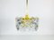 German Gold-Plated & Crystal Ceiling Lamp from Kinkeldey, 1960s 10
