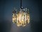 Vintage Ice Glass Chandelier by J.T. Kalmar for Kalmar, 1960s 3