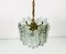 Vintage Ice Glass Chandelier by J.T. Kalmar for Kalmar, 1960s, Image 9