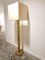 Lámpara de pie de columna de latón, años 70, Imagen 1