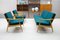 Mid-Century Teal Living Room Set, 1967 6