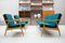 Mid-Century Teal Living Room Set, 1967 2