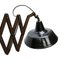 Mid-Century Black Enamel & Iron Scissor Wall Light, 1950s 4