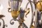 Lámpara de araña Art Déco de hierro forjado, años 30, Imagen 6