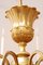 Großer vergoldeter Bronze Kronleuchter mit Eier-Dekoration von Maison Delisle, 1970er 10