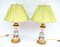 Vintage Canton Style Bayeux Porcelain Lamps, Set of 2 5