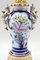 Antique Valentine Porcelain Lamps, Set of 2 5