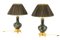 Antique Black Cloisonné Enamel & Gilt Bronze Lamps, 1880s, Set of 2 8