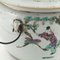 Antique Chinese Familie Verte Porcelain Bucket Vase, Image 4