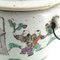 Antique Chinese Familie Verte Porcelain Bucket Vase 6