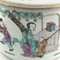 Antique Chinese Familie Verte Porcelain Bucket Vase 5