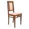 Art Nouveau Walnut Chairs, 1920s, Set of 4 11