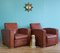 Art Deco Leather Club Chairs, 1930s, Set of 2, Image 7