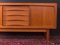 Credenza vintage impiallacciata in teak di HP Hansen, anni '60, Immagine 11