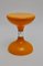 Vintage Orange Tulip Stool from Biemme, 1970s, Image 1