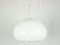 Lampe à Suspension en Verre Opalin Blanc, Aluminium Poli & Plastique par Achille & Pier Giacomo Castiglioni pour Flos, 1960s 9