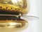 Lámpara colgante Nictea de metal dorado de Tobia & Afra Scarpa para Flos, años 70, Imagen 3