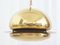 Lámpara colgante Nictea de metal dorado de Tobia & Afra Scarpa para Flos, años 70, Imagen 2