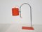 Mid-Century Dutch Orange Desk Light, 1960s 1