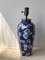 Swedish Model Daisy Dark Blue Ceramic Table Lamp from Rörstrand, 1940s 5