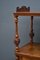 Antique Victorian Walnut Stand with Shelves 7