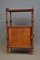 Antique Victorian Walnut Stand with Shelves 1