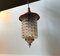 Danish Funkis Copper, Brass and Bubble Glass Ceiling Lamp, 1950s 1