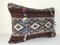 Brown Goat Hair Kilim Pillow with Traditional Decor 2