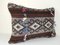 Brown Goat Hair Kilim Pillow with Traditional Decor, Image 2