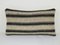 Striped Turkish Kilim Pillow Cover 1