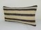 Striped Lumbar Kilim Pillow Cover with Rustic Anatolian Decor, Image 3