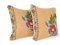 Handwoven Wool Kilim Pillow with Floral Pattern, Image 2