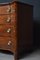 Antique Regency Mahogany & Rosewood Serpentine Chest of Drawers 5
